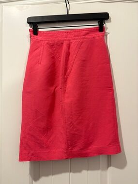 Ann Taylor Coral Pencil Skirt